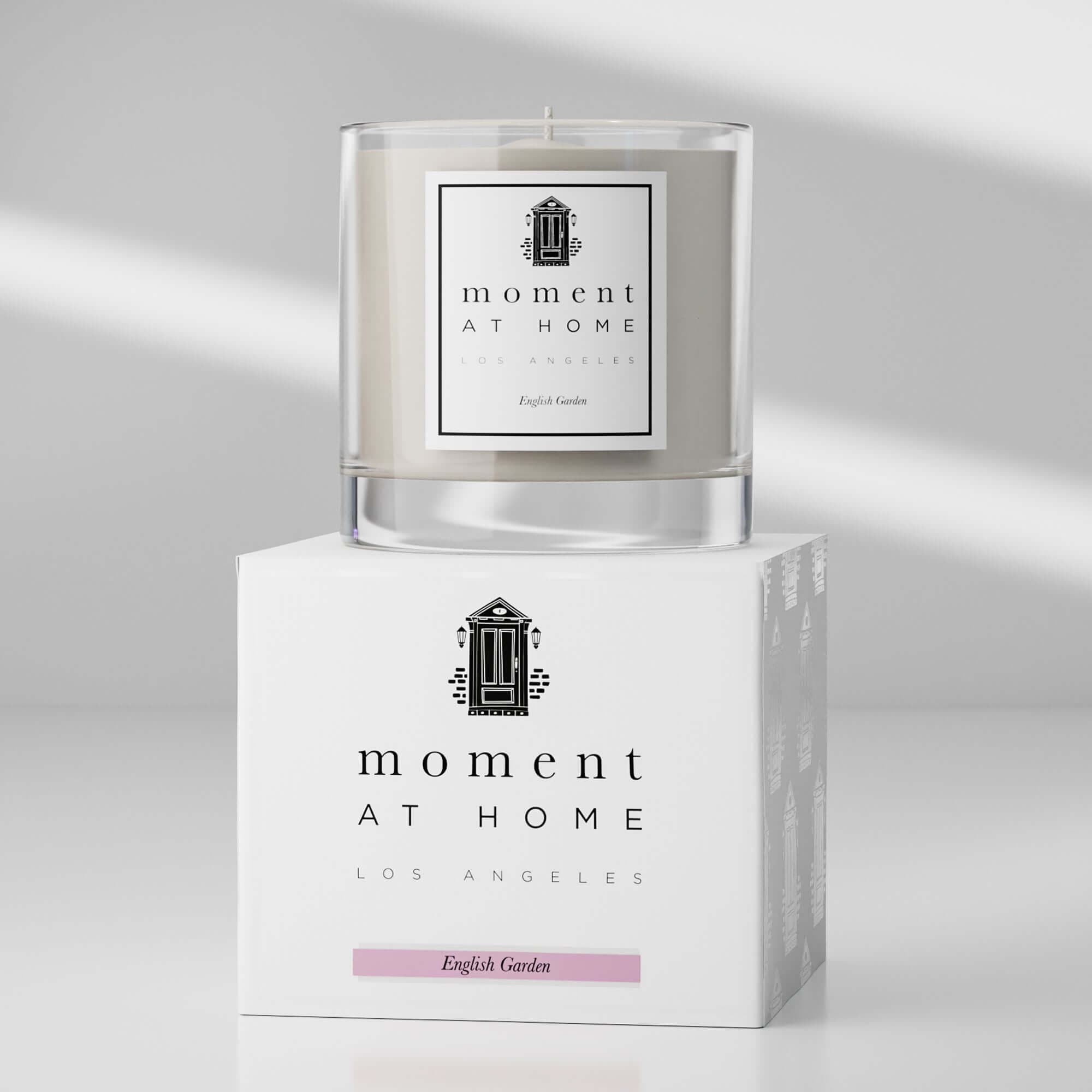 The English Garden Scented Coconut Wax Candle by Moment At Home